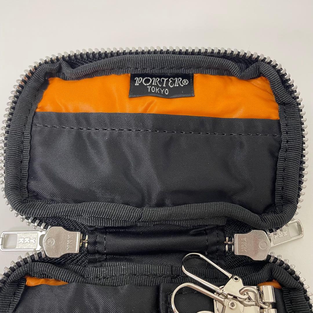 TK】美品PORTER TANKER ポーター タンカー キーケース ブラック
