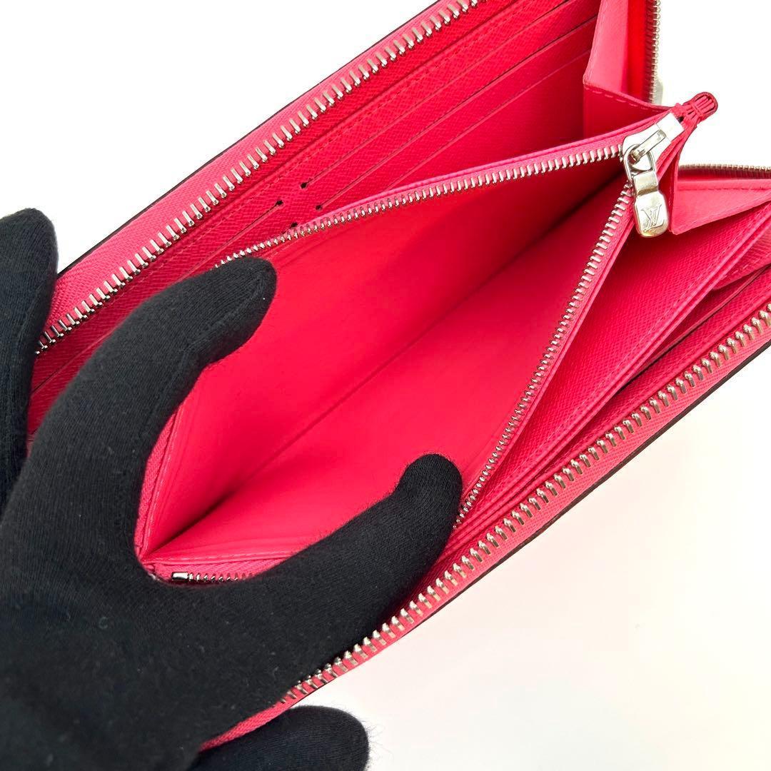 【美品】ルイヴィトン エピ ジッピーウォレット 長財布 レディース ピンク