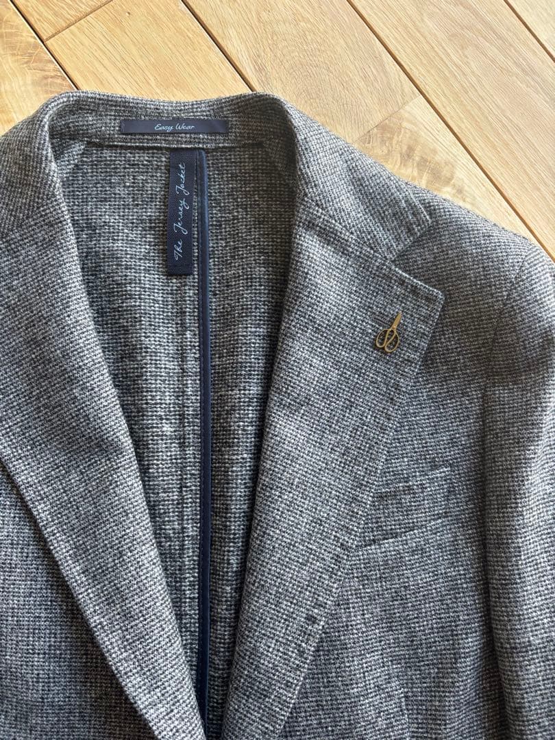 未使用 PAOLONI パオローニ ウールイージージャケット 48 グレー