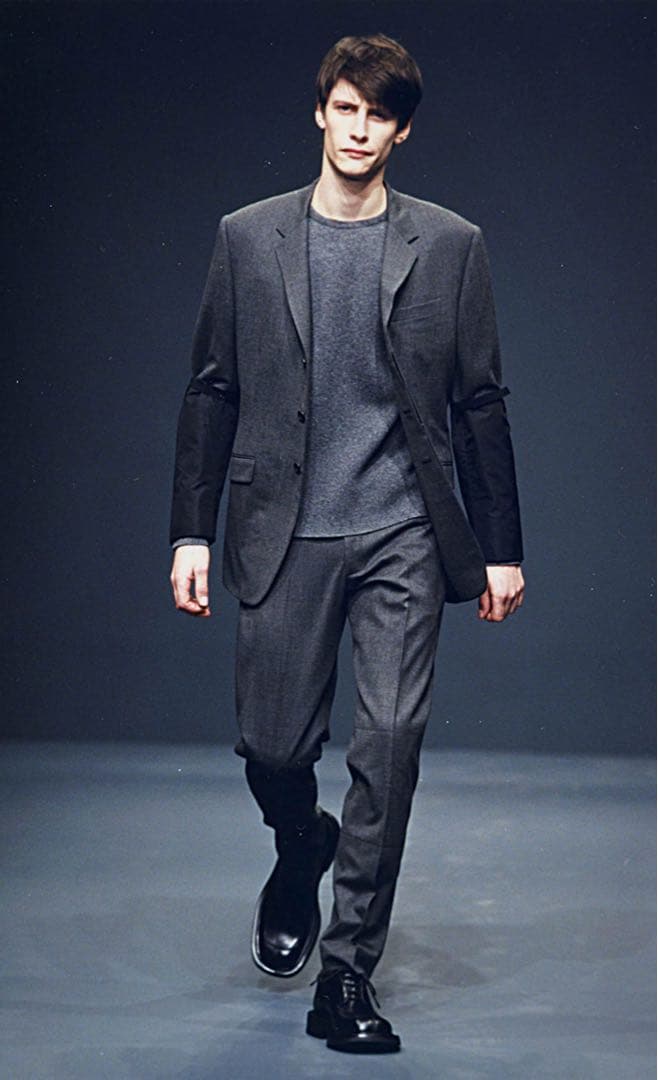 靴 prada 1999AW square-toe derby shoes 7