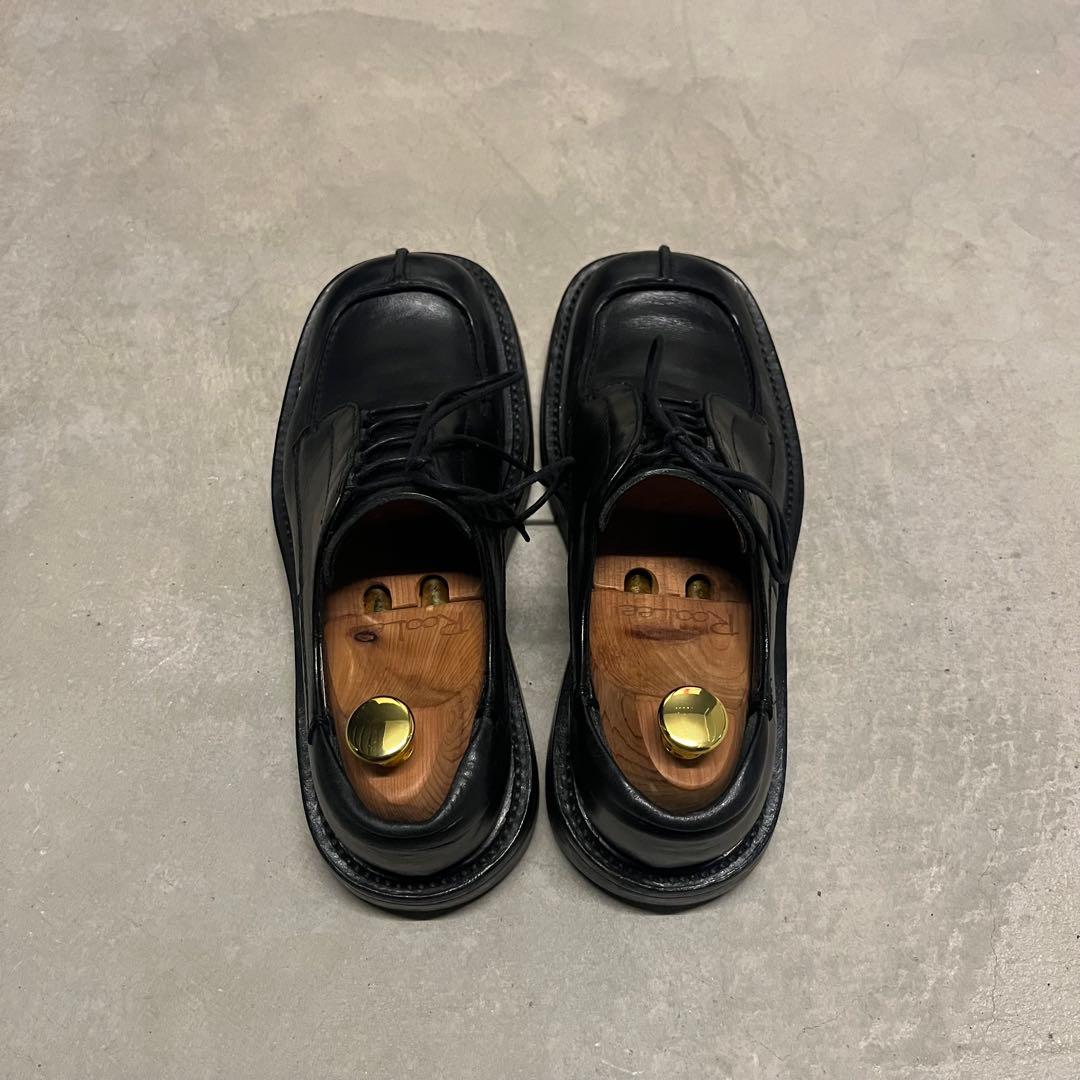 靴 prada 1999AW square-toe derby shoes 7