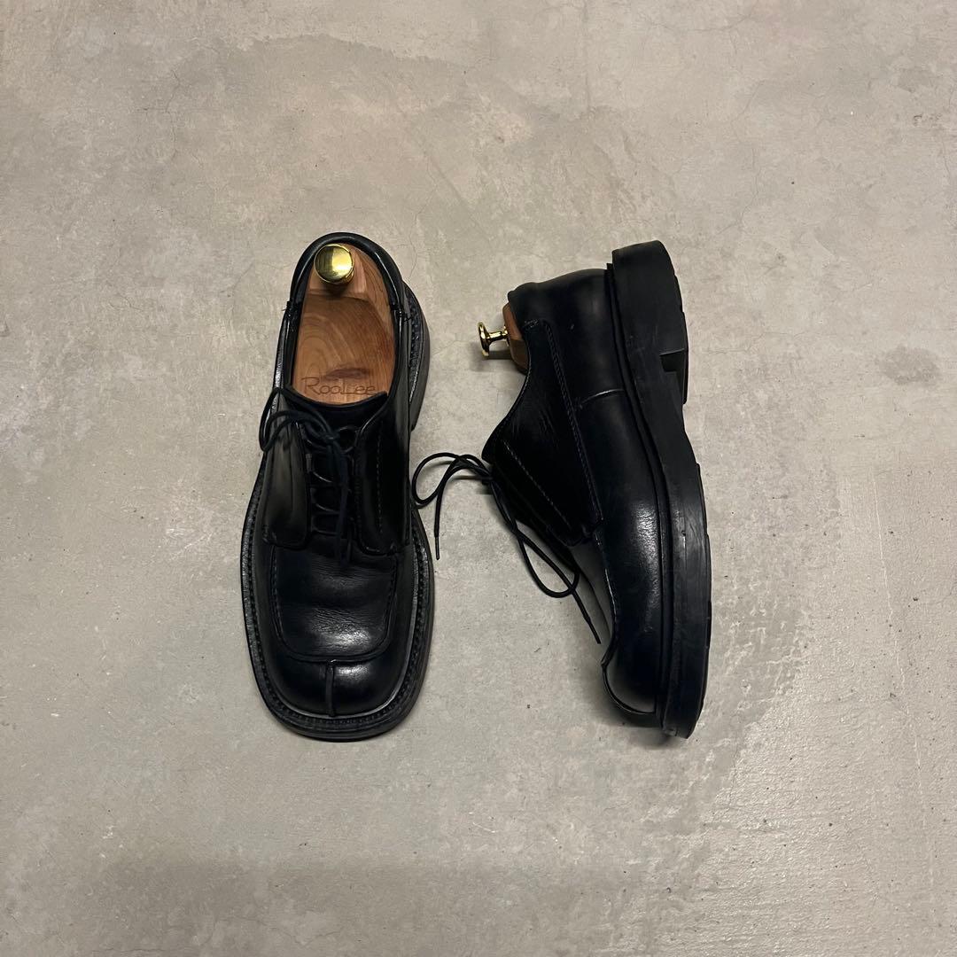 靴 prada 1999AW square-toe derby shoes 7