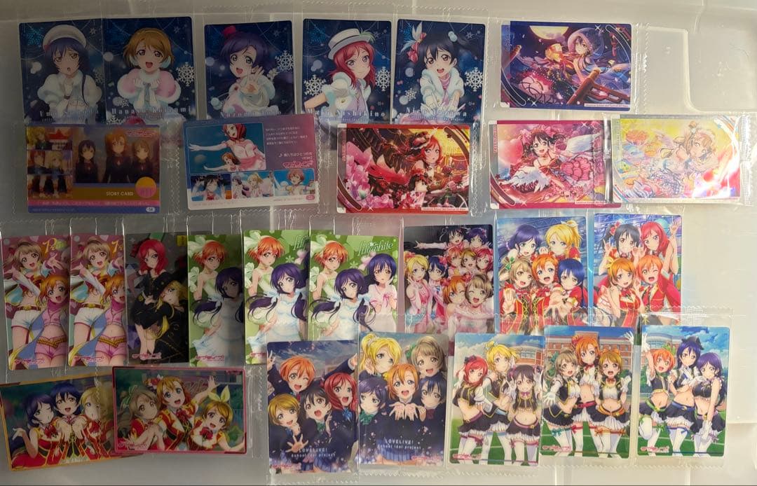 ラブライブ　ウエハース　プロカ　μ's ホロ　レア　星空　凛