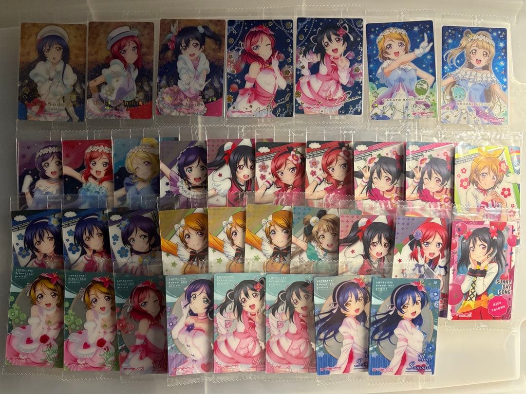 ラブライブ　ウエハース　プロカ　μ's ホロ　レア　星空　凛