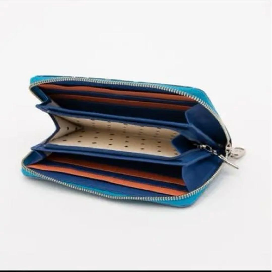 ツモリチサト キャリー カラフルレオパード ラウンドファスナー長財布