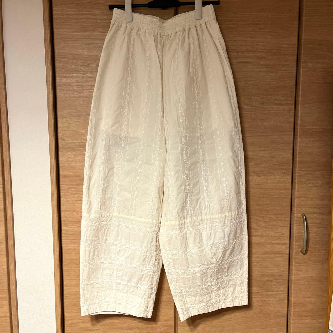 buoybuoy 刺繍タイプライター BONTAN パンツ