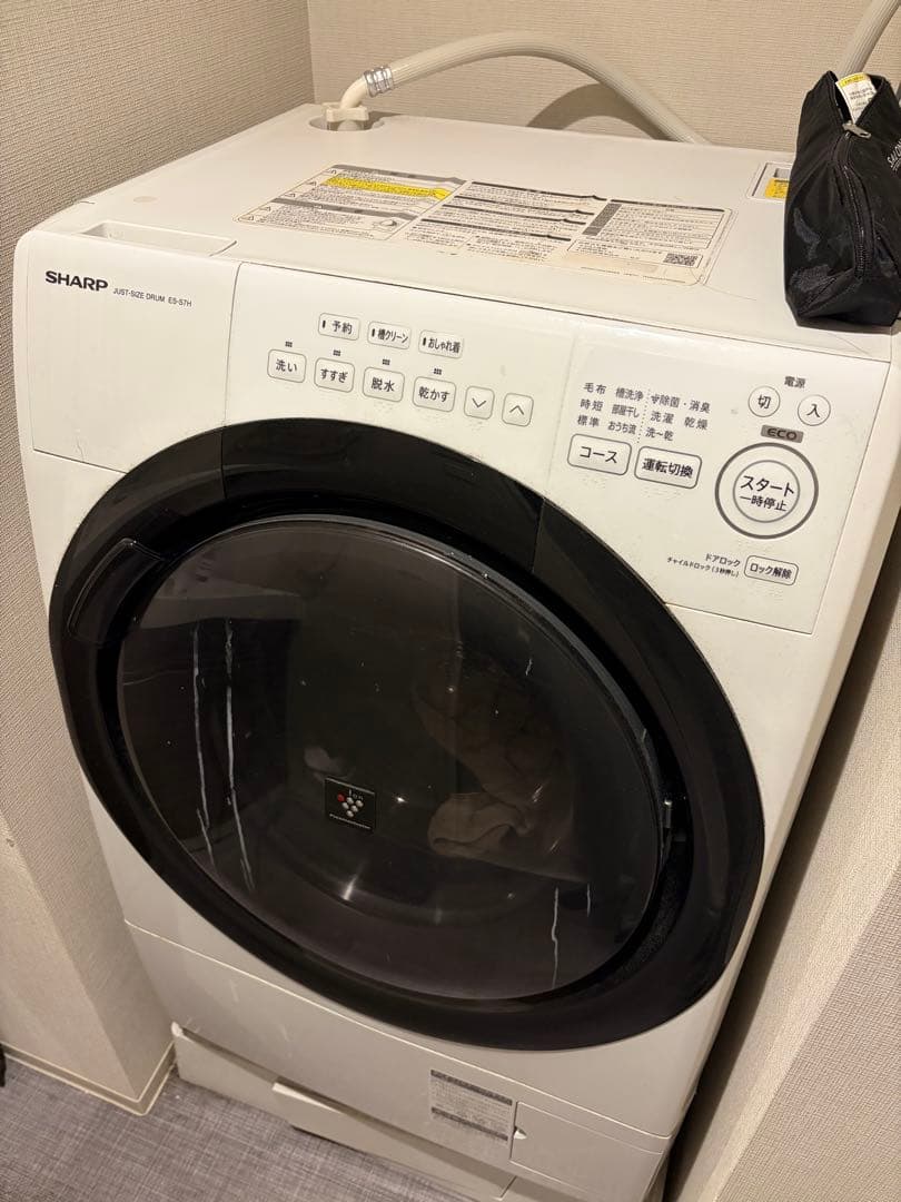 直美さん専用　SHARP ドラム式洗濯機 本体 ホワイト