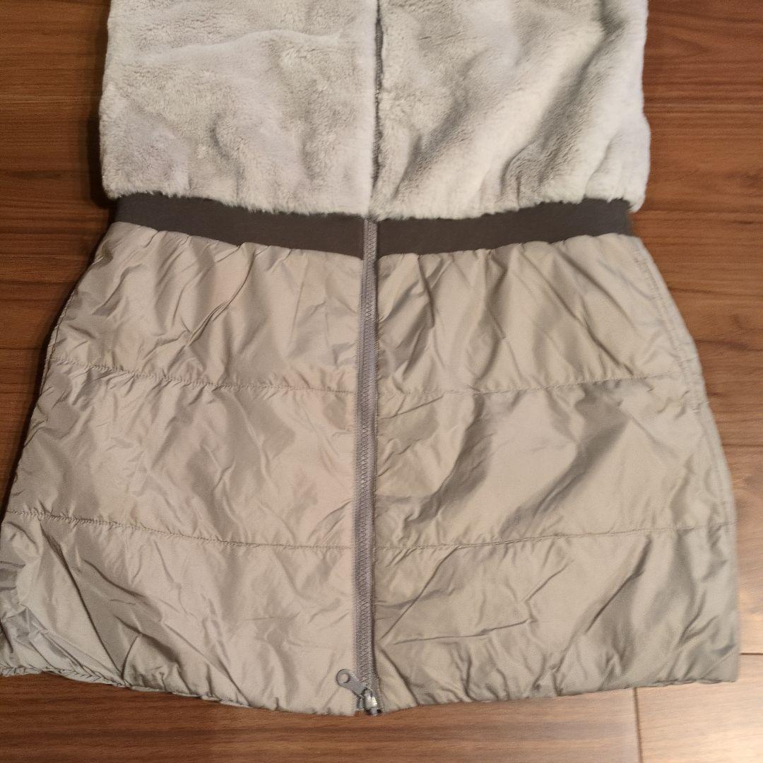 ビームスゴルフ BEAMSGOLFレディース ゴルフ ボア防風ワンピース グレー