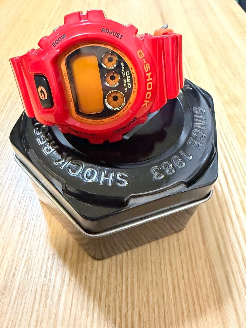 CASIO G-SHOCK DW-6900CB クレイジー カラー 赤 レッド