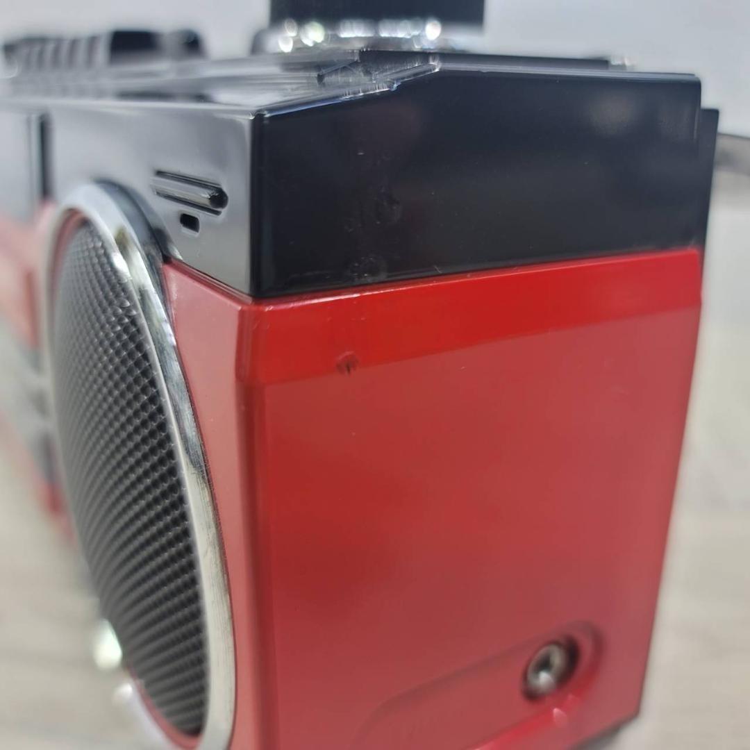 【良品】SANSUI Bluetooth搭載ラジカセ SCR-B2【RD】