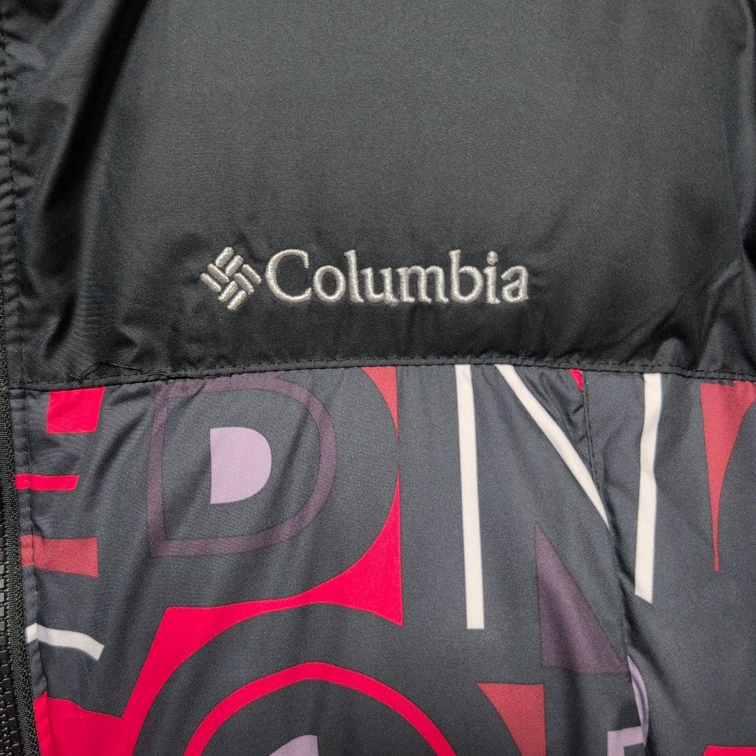 Columbia ダウンジャケット Lサイズ ブラック/レッド