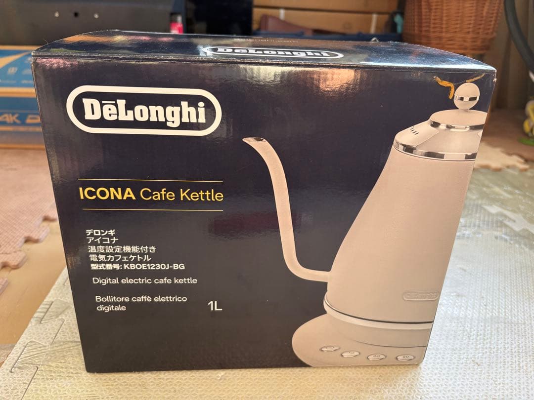 De'Longhi アイコナ 電気ケトル KBOE1230J-BG