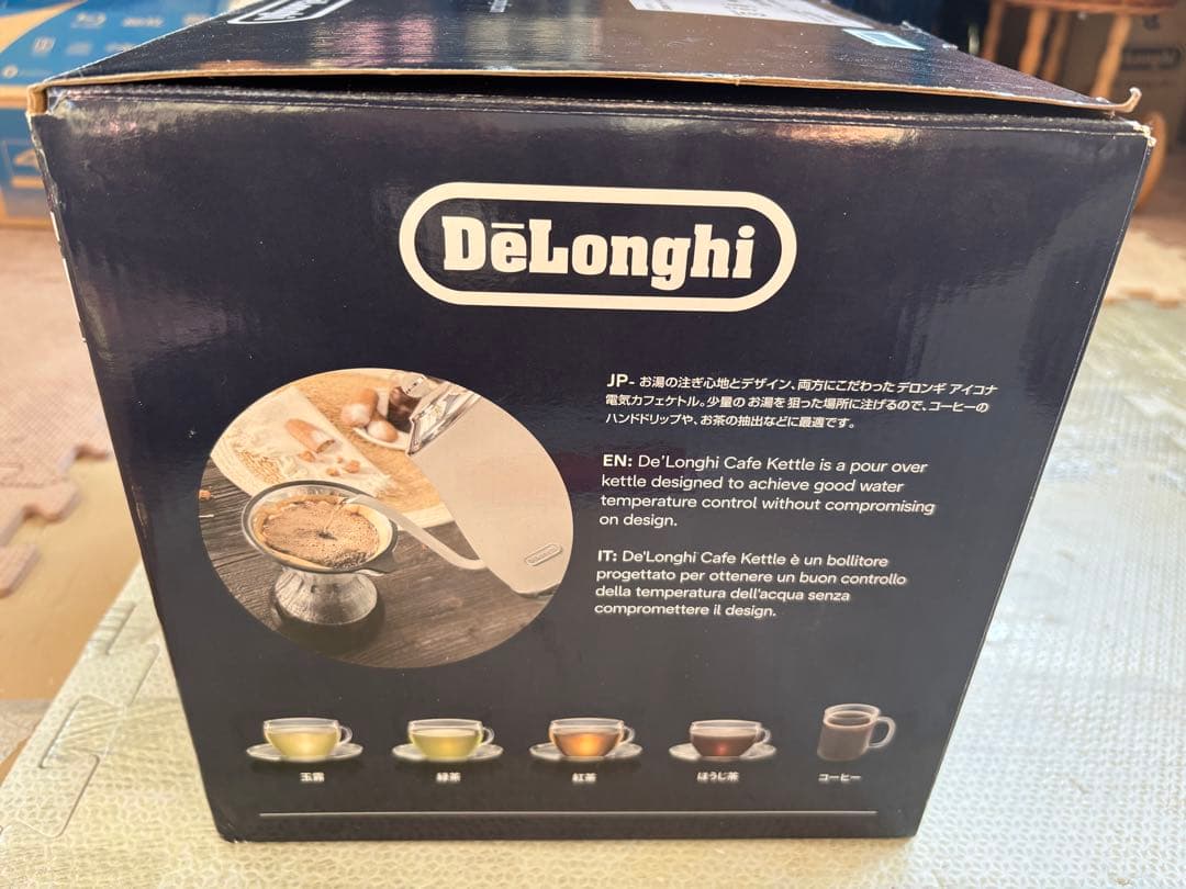 De'Longhi アイコナ 電気ケトル KBOE1230J-BG