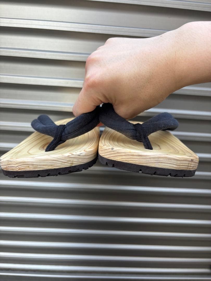 BEAMS JAPAN 別注　うらつか工房　下駄　サンダル　ビームス　27.5