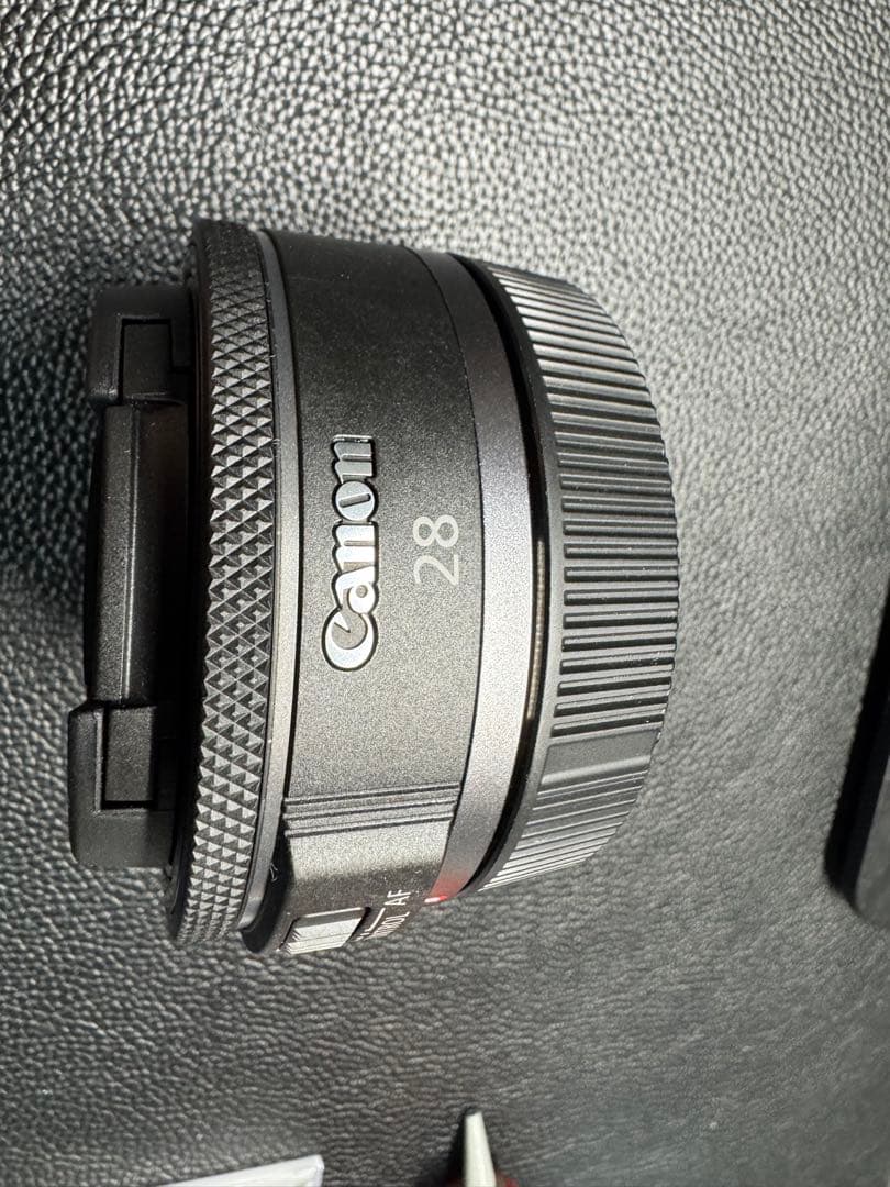 レンズ(単焦点) Canon RF28mm F2.8 STM+JJC LH-EW55II