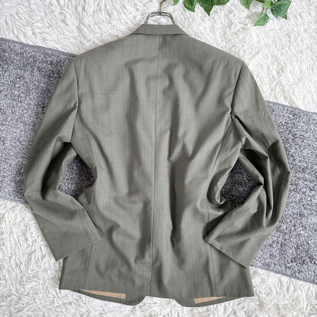 当時物　オールド　ディオール セットアップ　スーツ　ストライプ　シングル　2B