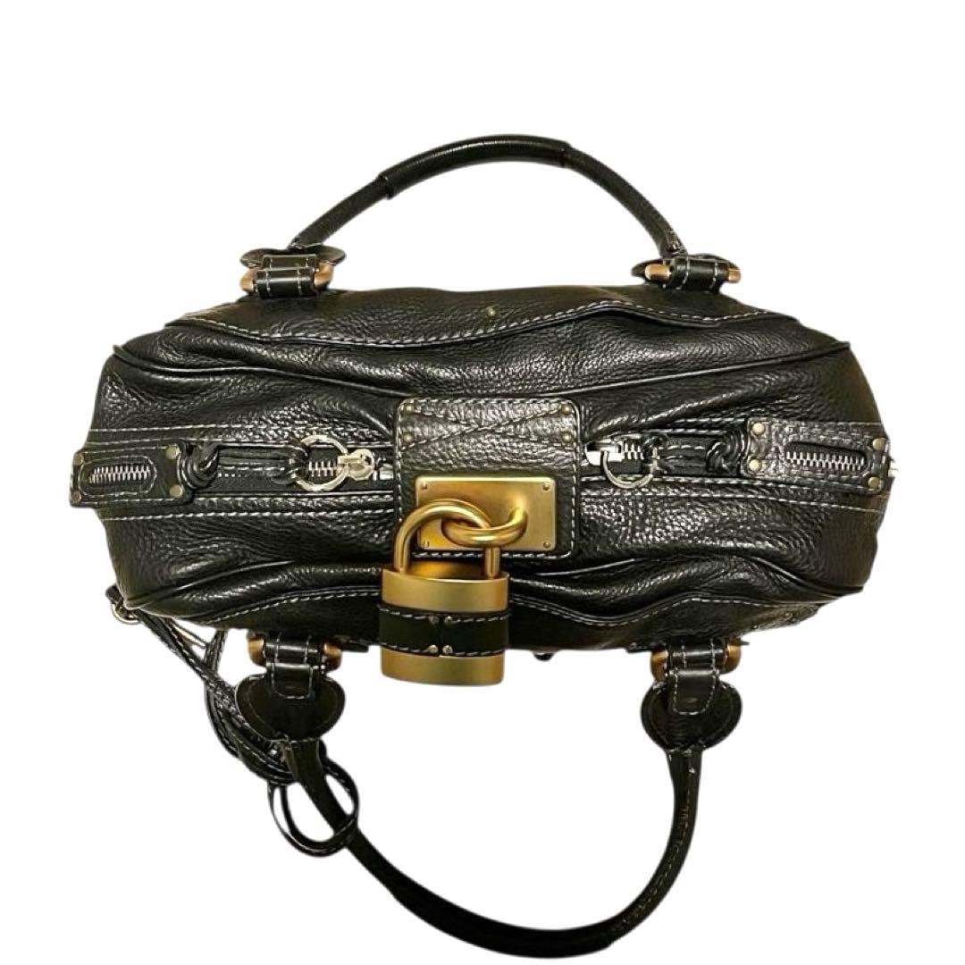 【希少初期モデル】◾️クロエ◾️バッグ◾️パディントン ミディアム◾️南京錠◾️保存袋