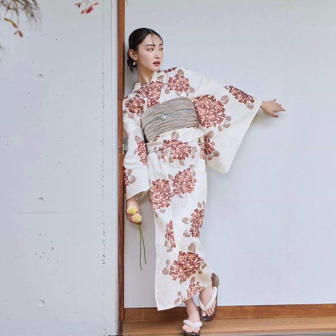 hinari x utatane 浴衣/兵児帯/下駄3点セット