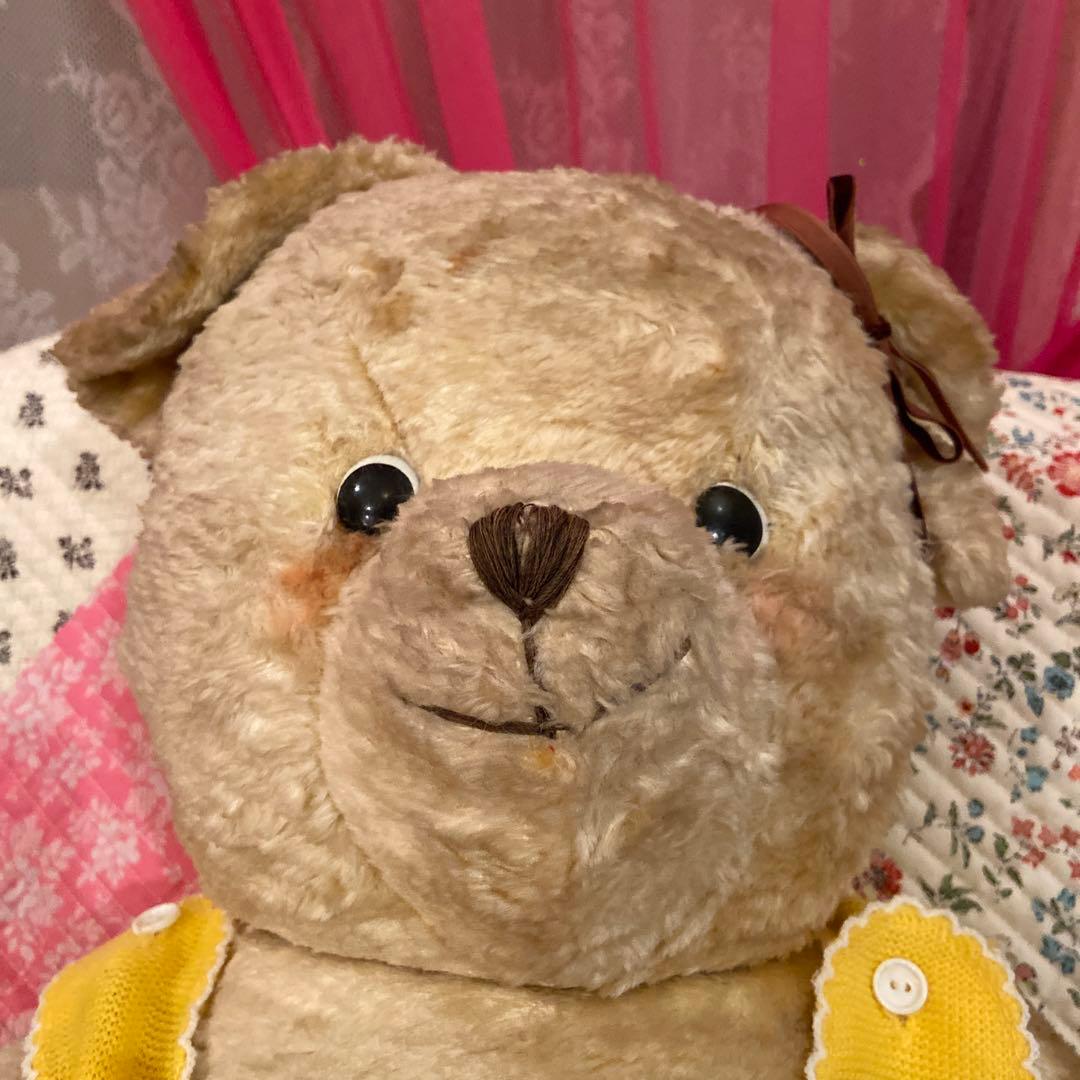 【土日セール】とても大きなオランダベア80センチビンテージベアアンティークベア