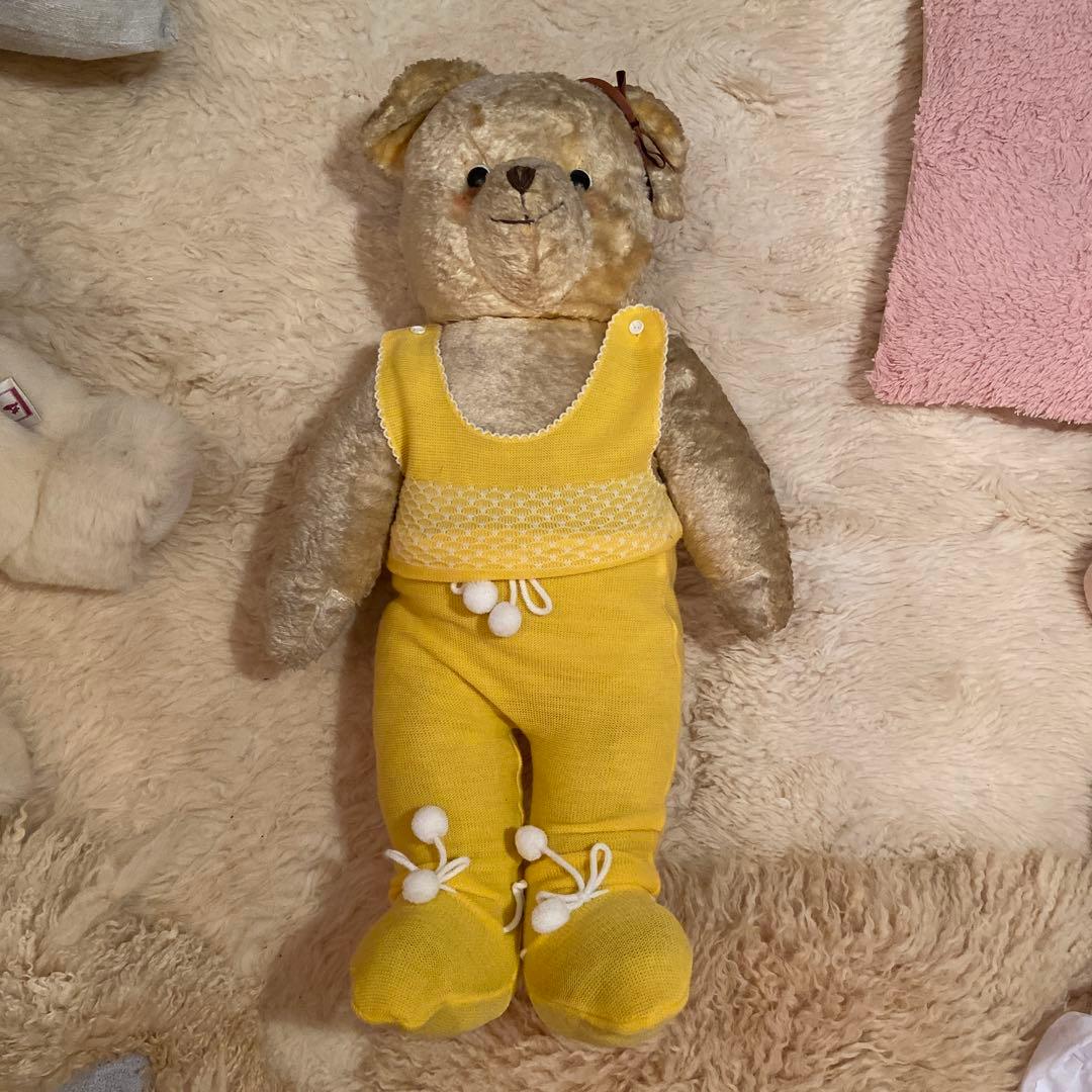 【土日セール】とても大きなオランダベア80センチビンテージベアアンティークベア