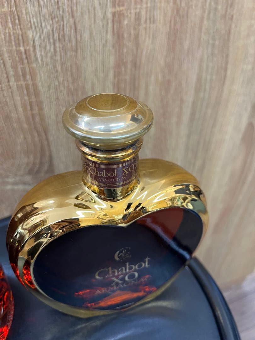 ウイスキー2本セット　コニャックカミュ　XOハートボトルゴールド