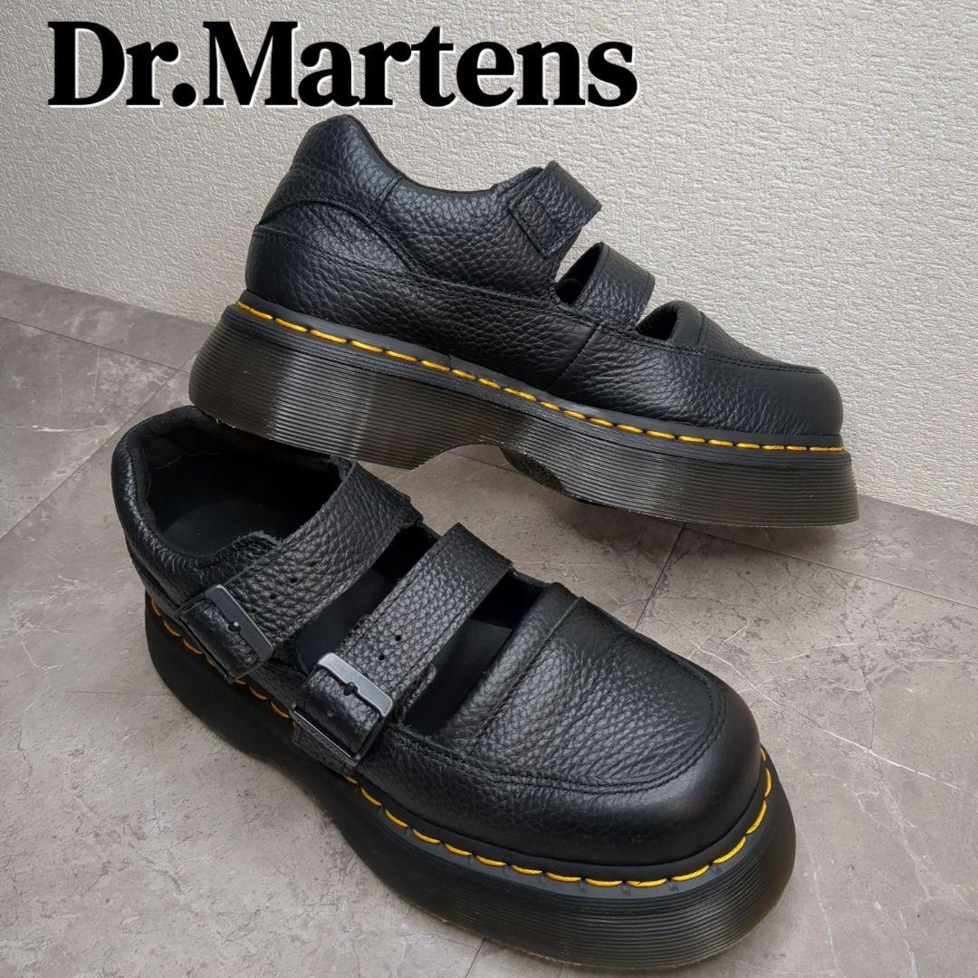 極美品☆24cm ドクターマーチン ブラック メリージェーン BUZZ シボ革