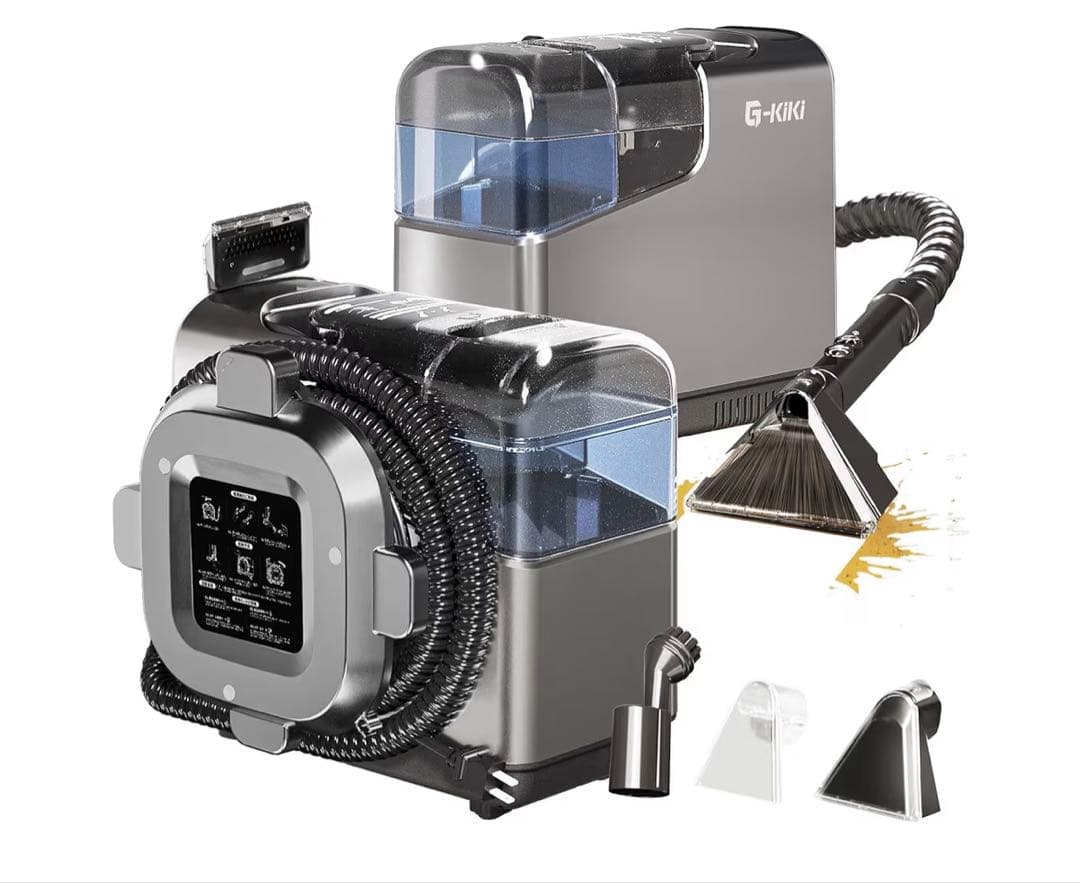 【1台限り】新品 ポータブルスチームクリーナー 100℃高温スチーム 強力吸引