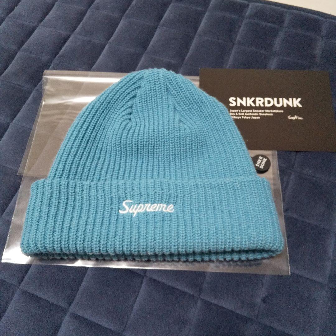 k*k様 Supremeルーズゲージビーニー。ターコイズブルータグ付き試着程度の