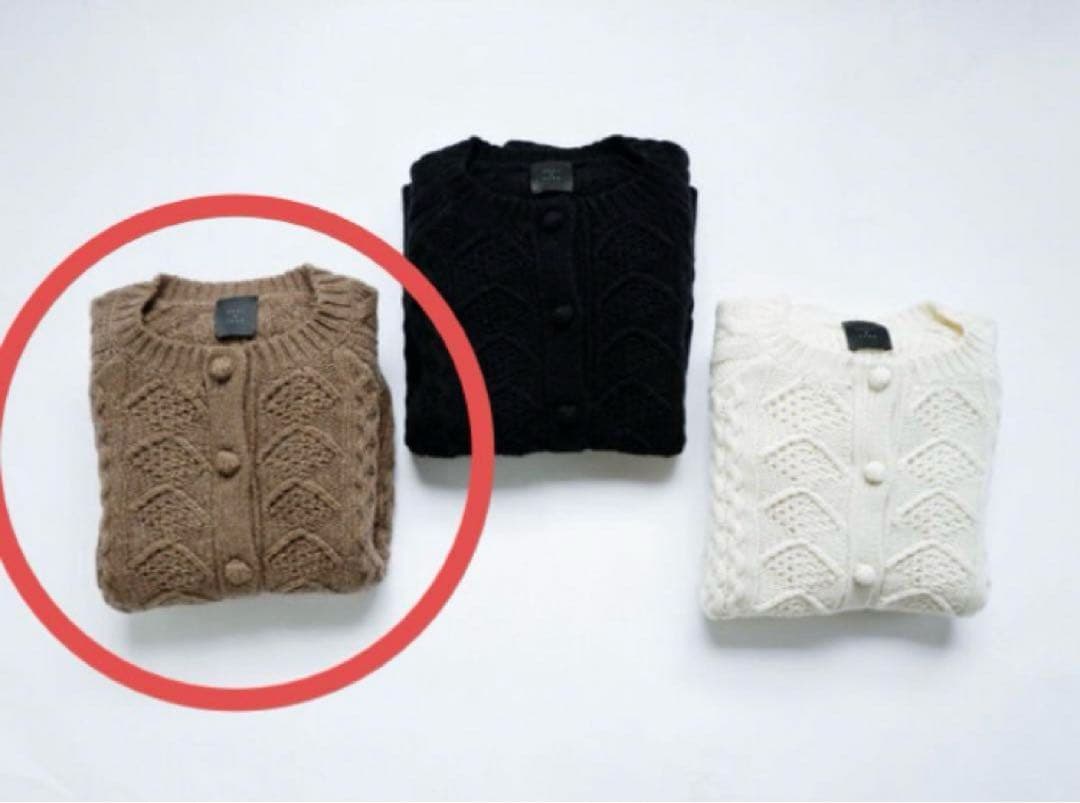 tandey オオカミとフクロウ　オオカミと白トナカイのジュノ　カーディガン