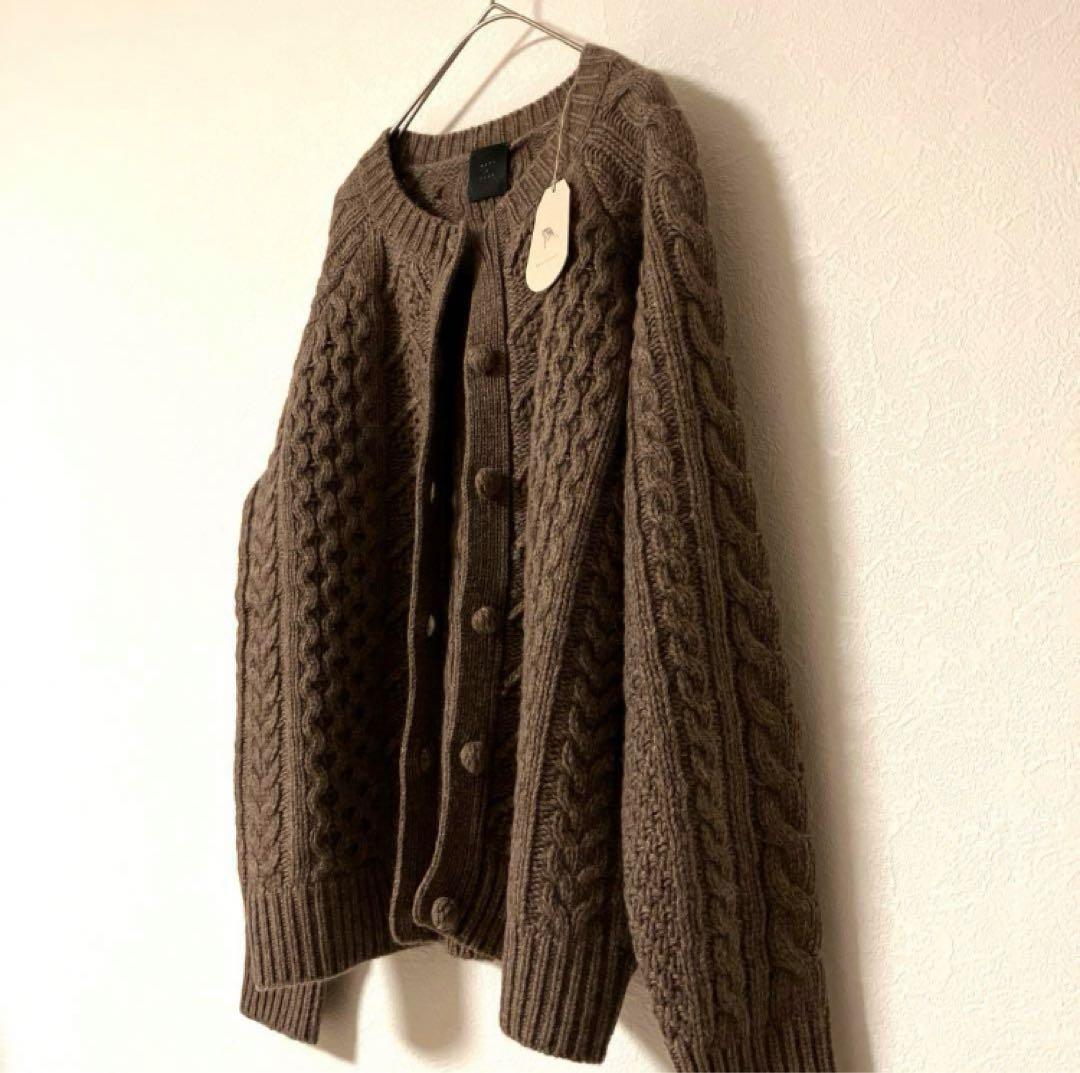 tandey オオカミとフクロウ　オオカミと白トナカイのジュノ　カーディガン