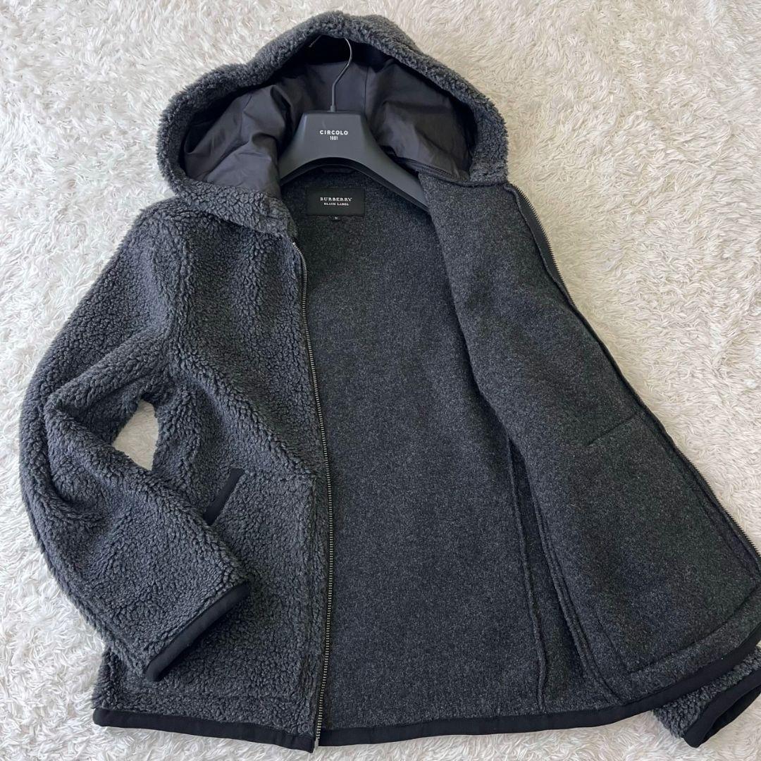 バーバリーブラックレーベル モッズコート ボアパーカー ライナー 3way M