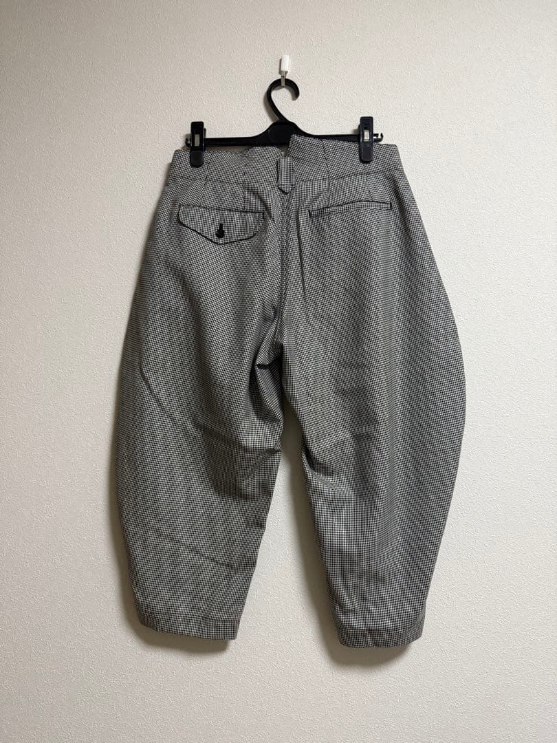 BLACK COMME des GARCONS 千鳥柄　バルーンパンツ
