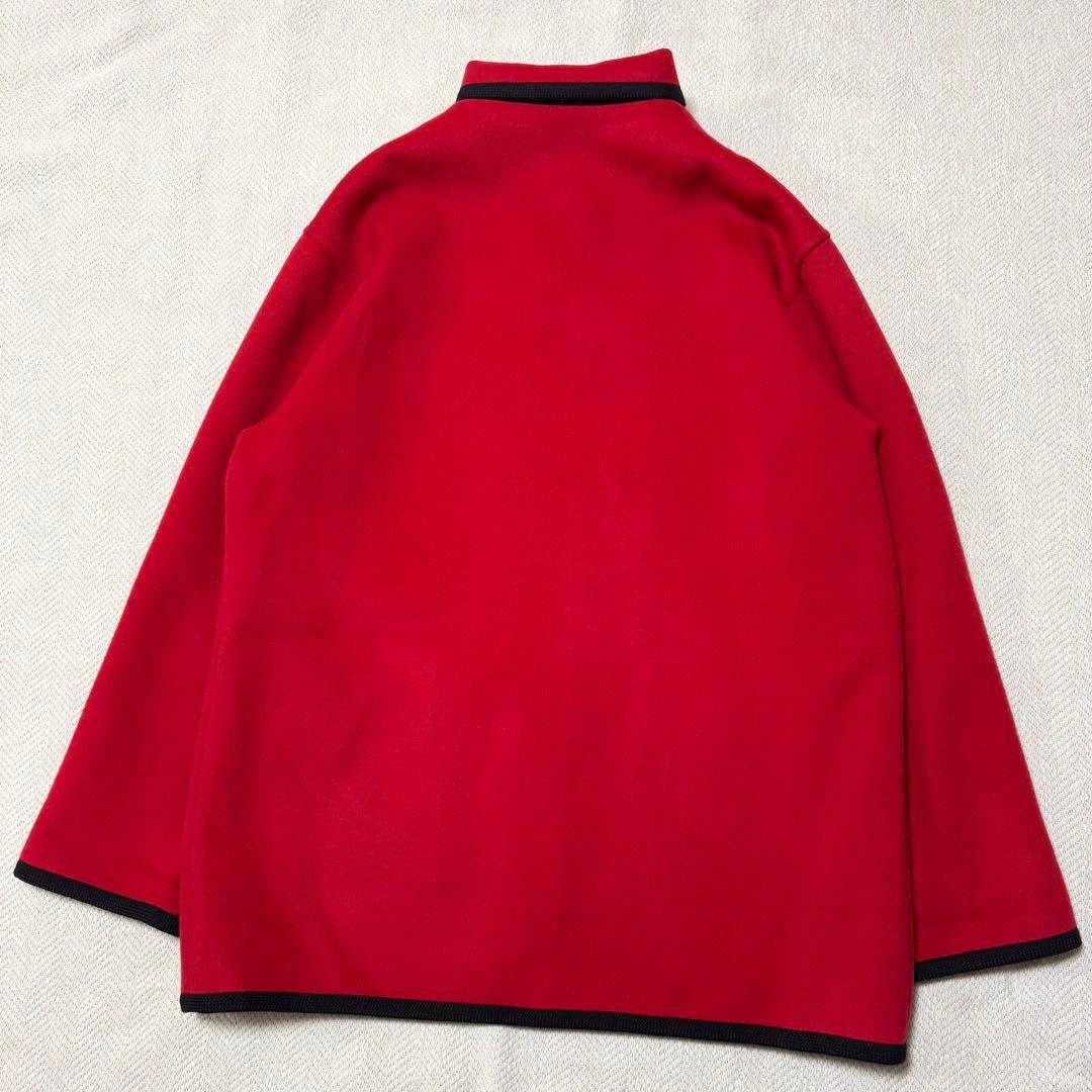 専用　BURBERRY バーバリー カシミヤ ウール ノバチェック コート 赤