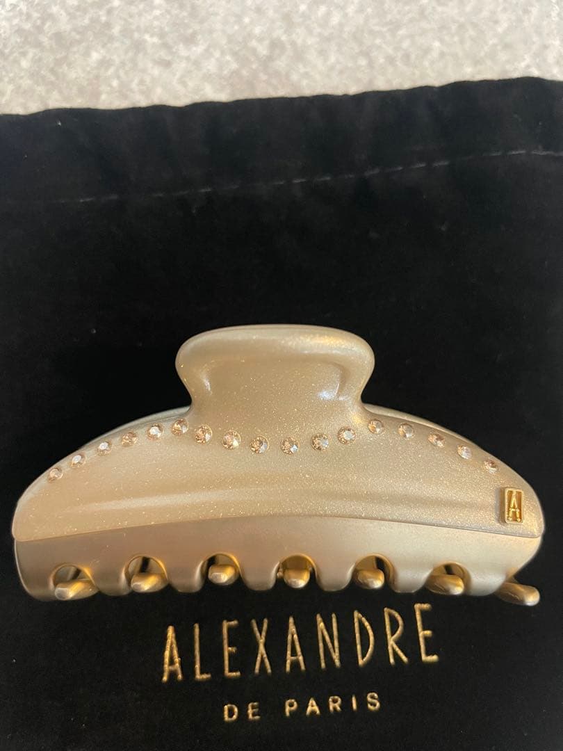 ALEXANDRE DE PARIS ヘアクリップ ゴールド