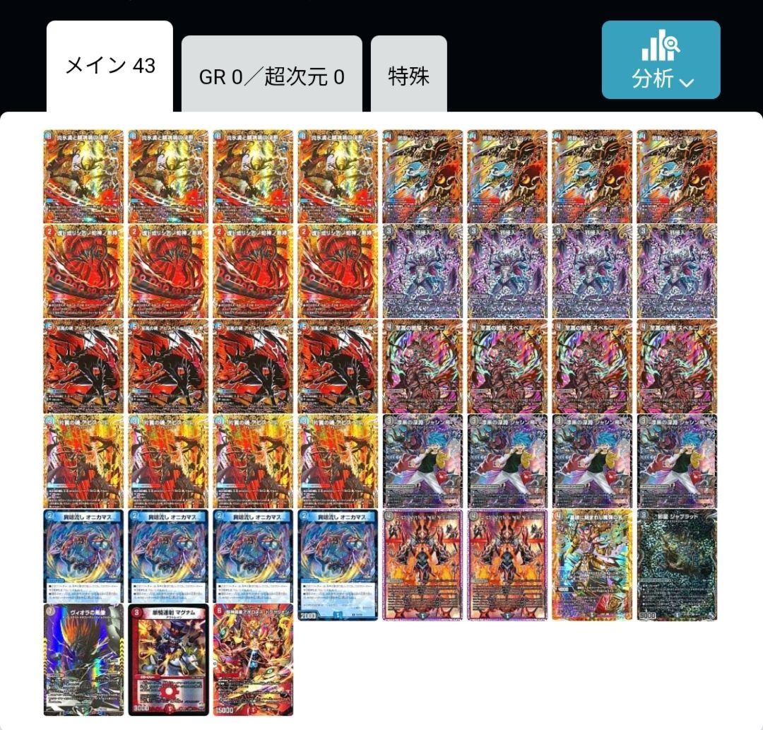 3重スリーブ付き‼️　クローシスアビス デッキ 高レート　組み換えパーツ付き