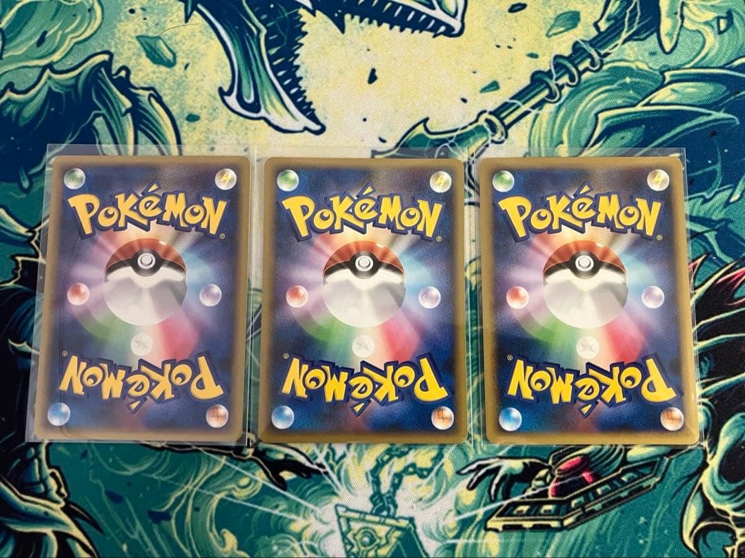 基本悪エネルギー　ブラッキー　ポケモンカード 3枚セット　よみがえる伝説