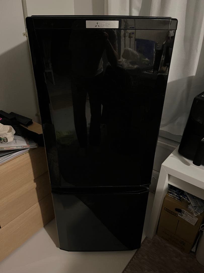 三菱電機　冷蔵庫　 MR-P15C-B 146L 2017年製（大阪府）