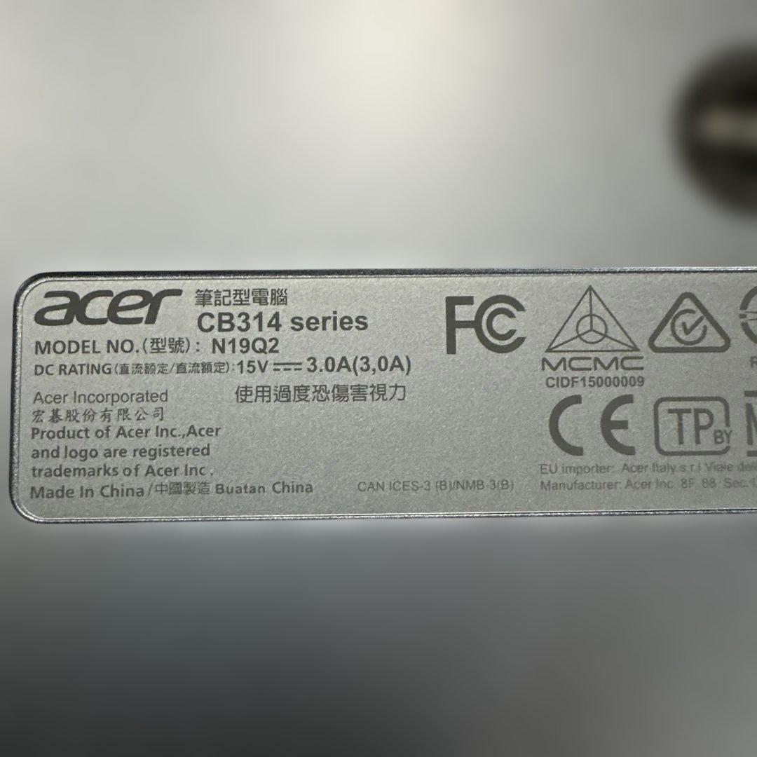 【新品】③Acer Chromebook 314