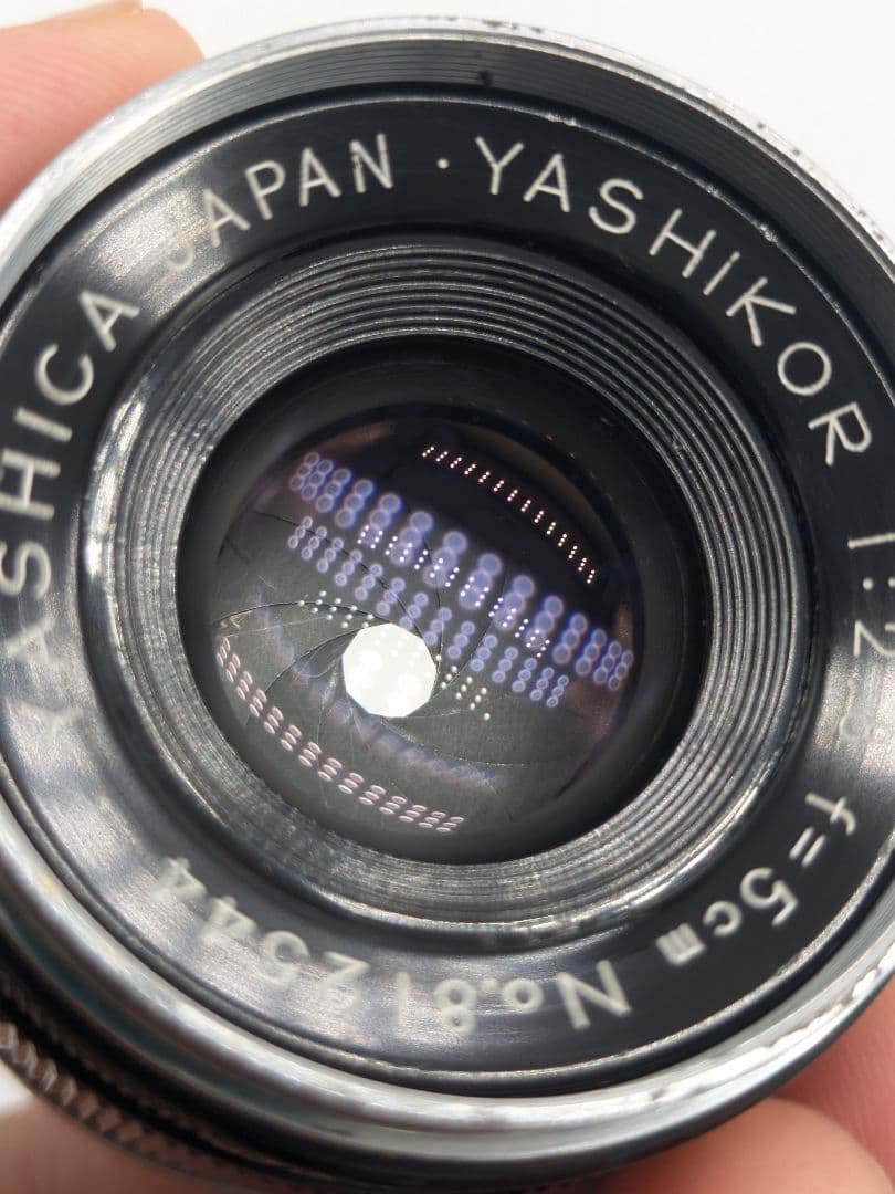 外観美品！YASHICA YASHIKOR 5cm F2.8 オールドレンズ