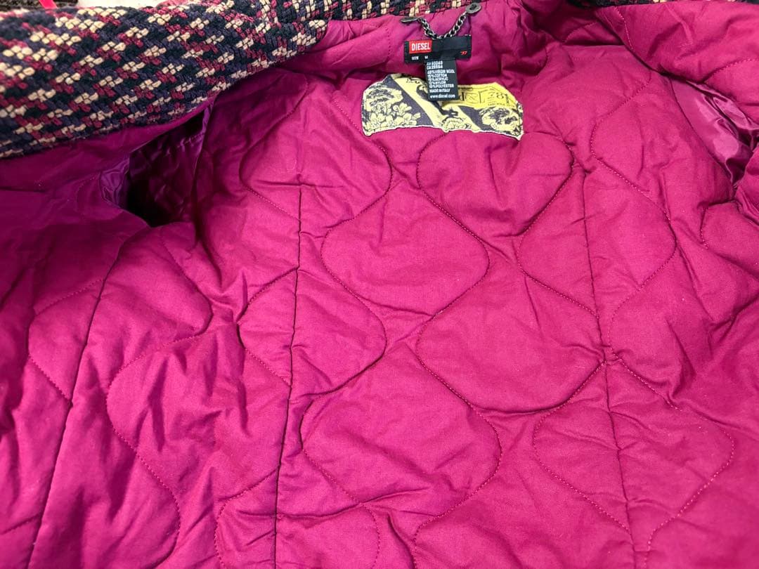 DIESEL ツイード ジャケット ライダース