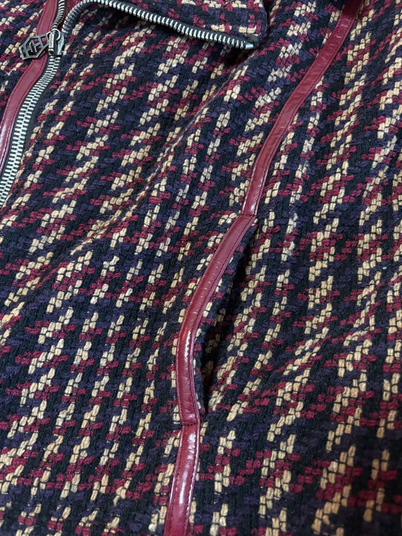 DIESEL ツイード ジャケット ライダース