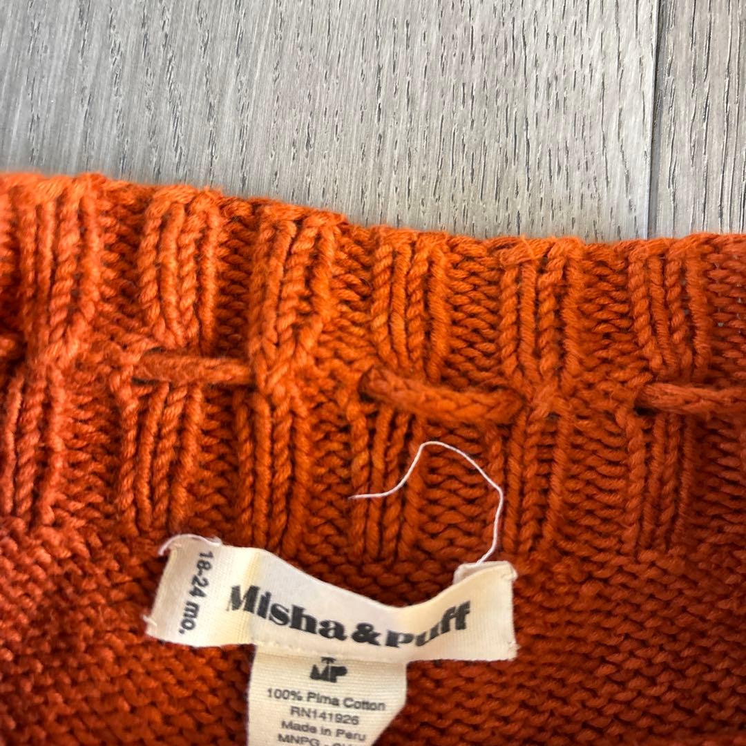 misha&puff スケポン　18-24m オレンジ系