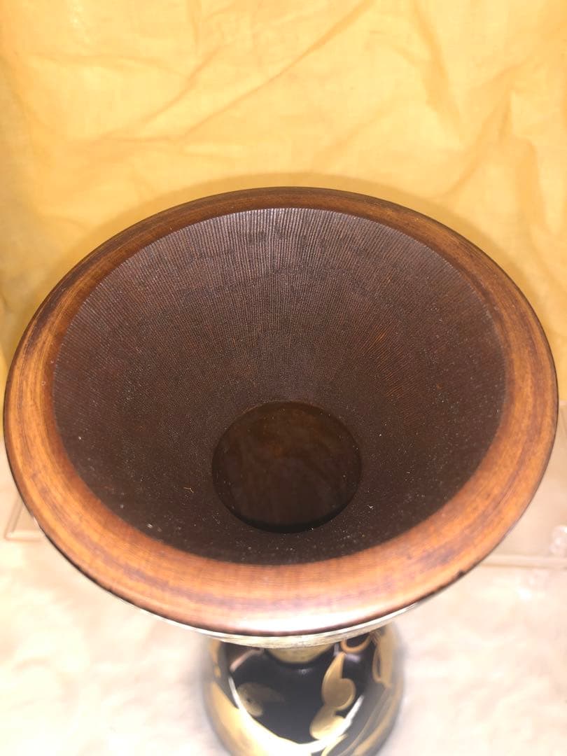 小鼓　胴　蒔絵