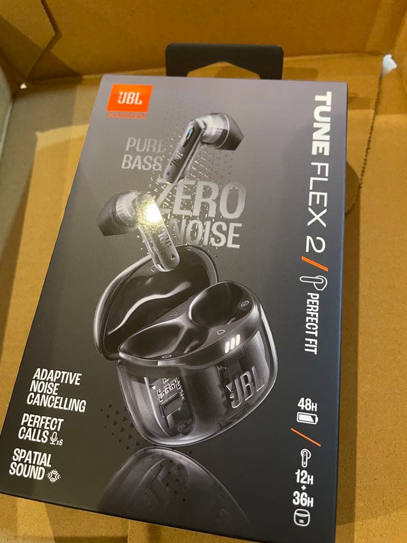 JBL TUNE FLEX 2 ghost editionワイヤレスイヤホン