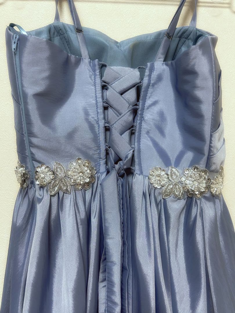 あ*ゃ様 [ドレスルームアミ] 演奏会ドレス　水色　くすみブルー