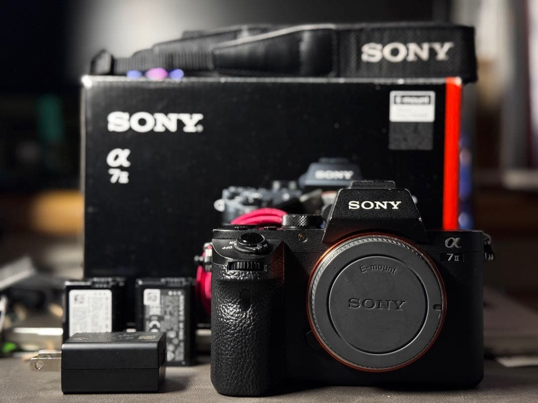 SONY α7 II ミラーレスカメラ 本体 ボディ/純正バッテリー2個付