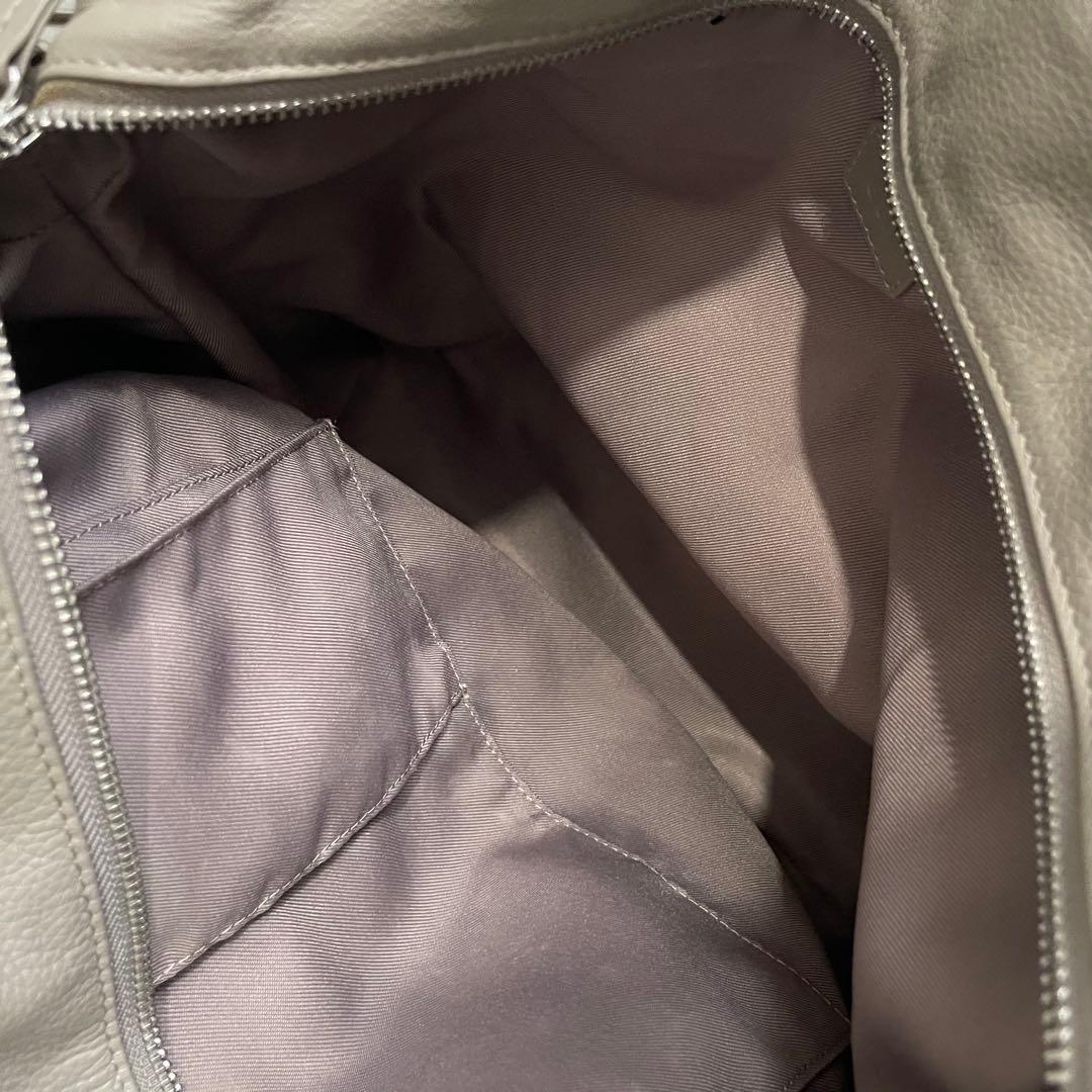 美品✨ear PAPILLONNER　レザーフラップ2WAYバッグ　Lサイズ