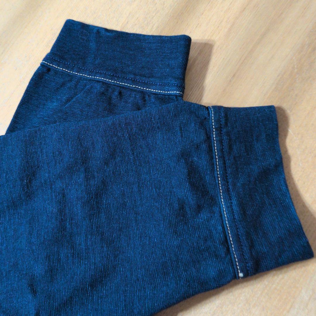 未使用タグ付45rpmインディゴポロシャツ