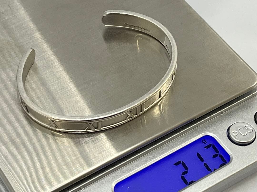 h609 美品　ティファニー　1995 アトラス　バングル　925 ブレスレット