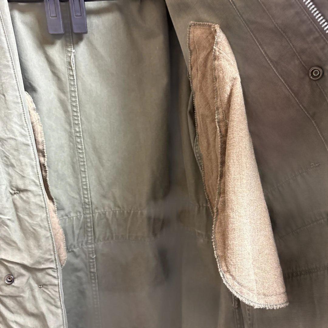 【希少】US.ARMY 40s M47 アルミジップ モッズコート S
